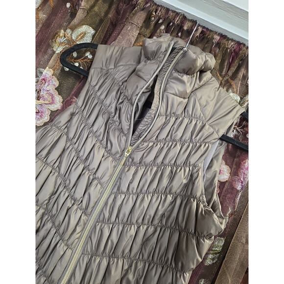 Womens Golf GG BLUE Golf Vest Brown Large - Picture 8 of 14